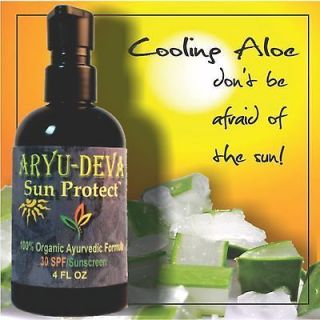 All Natural Organic Ayurvedic Mineral SPF30 Sunscreen Sun Block Child 