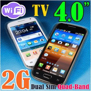    Fi TV 2GB UNLOCKED Touch Screen CELL PHONE Cheap Mobile dual sim MP3