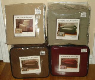   Snug Mosaic Slipcover Most Sofa Loveseat Recliner Sage Gold Cocoa NW