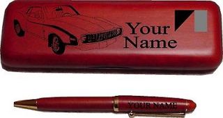1972 AMC Javelin Rosewood Pen & Case Engraved