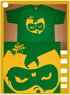   Brazil Green Yellow Wu tang shirt wear wutang dunk brasil vtg rap tee