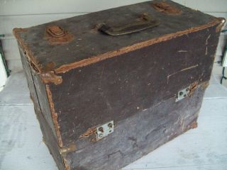 Vintage RCA GE TV Radio Repair Tool Vacuum Tube Box Carry Case Zombie 