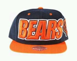 Mitchell and Ness Chicago Bears Wordmark Snapback AUTHENTIC