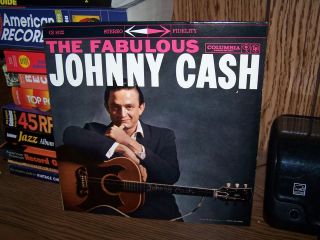   Cash   The Fabulous Johnny Cash lp Stereo album 1959 VG++ / NM
