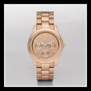   110 Relic by Fossil Gia Rose Gold Tone Ladies BOYFRIEND Watch NWT