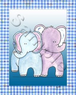 TWO BY TWO ELEPHANT Noahs Ark Christian Baby Crib bedding Nursery 