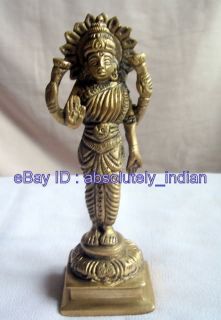 Hindu Goddess Brass Statue Maa Mata Lakshmi 5 ht