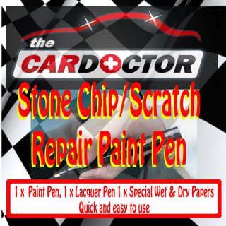AUDI/VW Stone Chip/Scratch Paint Repair Pens New Reflex Silver LA7W