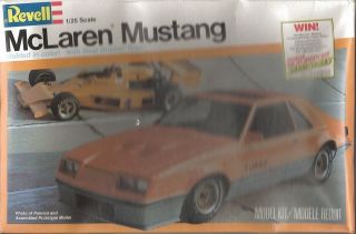 Revell McLaren Mustang Plastic Model Car Kit Scale 125 #7315
