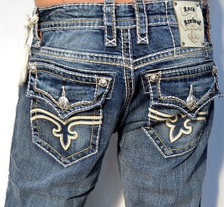 ROCK REVIVAL Mens Denim TONY T Jeans   Straight Leg   NEW   Medium 
