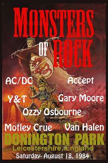 Monsters of Rock AC/DC, Motley Crue, Van Halen, Ozzy & More Concert 