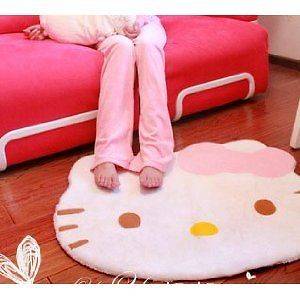 NEW Sanrio Hello Kitty Rug Cat Head Doormat Mat Pad Carpet