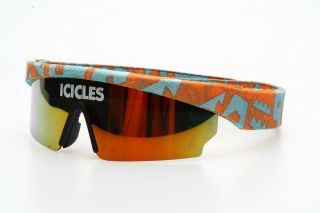 Royal VTG cool Icicles Shredder wraparound sunglasses in original box