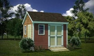10 x 12 Storage Shed Plans Gable Roof Step By Step How To Build Guide 
