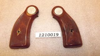 Rossi early factory Brown plastic revolver grips #1210019