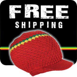   Rastafari Africa Roots Hat Cap Cool Runnings Reggae Jamaica Marley M/L
