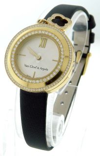   Ladies Van Cleef & Arpels Alhambra Charms Diamond 18K Rose Gold Watch