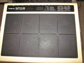 Roland SPD 8 Total Percussion Pad. Electronic drum kit. Two pedals 