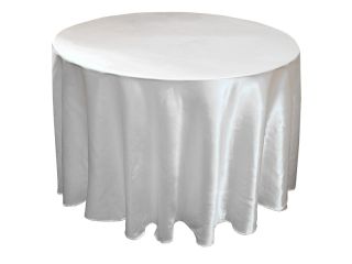 90 Satin Round Tablecloths      Wedding Table Linens 