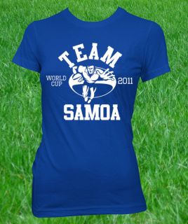 TEAM SAMOA WORLD RUGBY KIDS T SHIRT GIRLS BOYS RW15