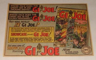 1964 half page comic ad for GI JOE Showcase