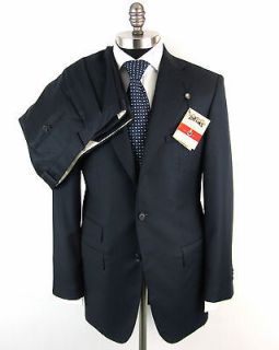   of CARRINGTON Italy Sartoriale Navy Super 120s Suit 42 42R x 34 NWT