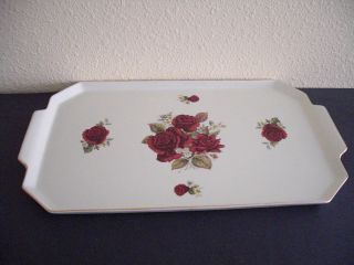Formalities by Baum Bros Rose Collection Serving Tray ~ Red Roses 