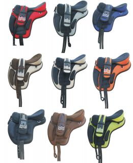   Riders Branded 16,17,18 Synthetic treeless all purpose saddles tack