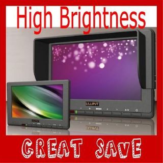 Lilliput 7 SONY PMW EX1R NEX VG10E HDV DV On Camera Crane LCD TV 