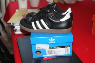 Black brown Adidas Samba shoe sneakers Womens size 5 US athletic new 
