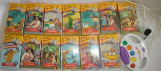 Lot 13 Interactive TV Game Video Buddy System VHS Tapes Muppets Big 