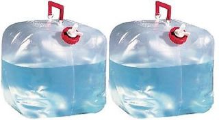 Reliance TWO 5 Gallon Collapsible Water Containers Jugs NEW LOT