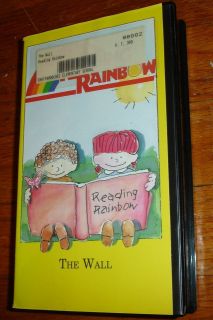 Used Reading Rainbow Episode VHS THE WALL