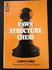 Pawn Structure Chess by Andrew Soltis 1986, Hardcover