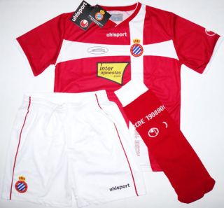   Full Boys Junior Kit Football Shirt Soccer Jersey Spain Top Camiseta