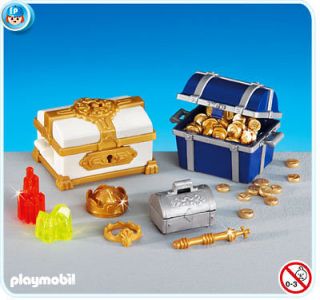 PLAYMOBIL #6216 Treasure Chests with Jewels Add on NEW
