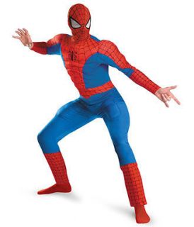 Adult Mens Halloween Costume   Amazing Spiderman Movie Deluxe