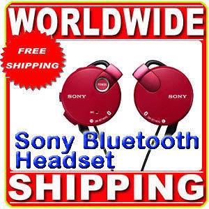SONY DR BT140Q BLUETOOTH WIRELESS STEREO HEADSET Red