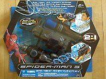   Spider Man 3 Deluxe Electronic Web Spinning Blaster Cool Black Finish