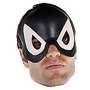 Spider Man Vinyl Adult 1/4 Cap Mask   Black