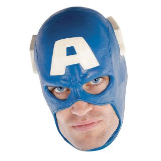 blue CAPTAIN AMERICA MASK costume mens halloween accessories superhero 
