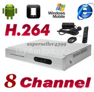 Channel H.264 CCTV Surveillance Digital Video Recorder Security 