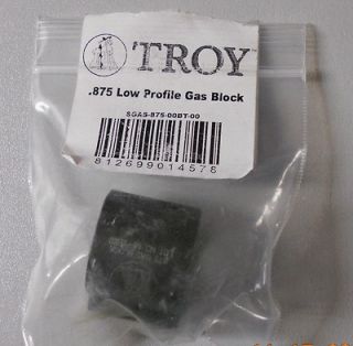 Newly listed Troy Industries .875 Inch Low Profile Gas Block