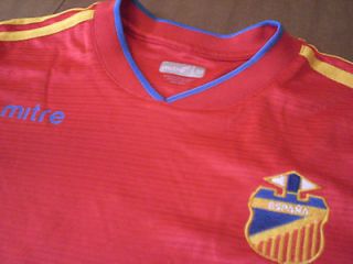 SPAIN SOCCER JERSEY by Mitre. AUTHENTIC. NEW WITH TAGS. GREAT DEAL
