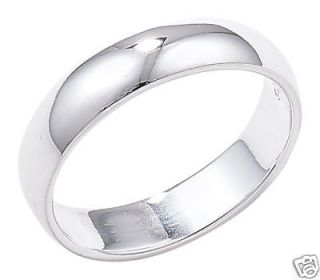 mens wedding bands in Sterling Silver (w/o Stone)