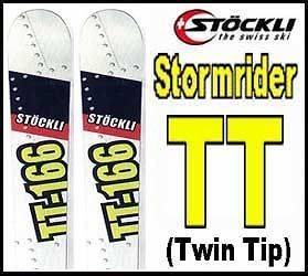 07 08 Stockli Stormrider TT Skis (Flat) 166cm NEW 