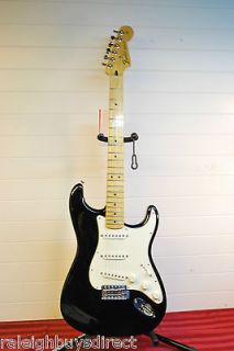 2011 Fender Standard Stratocaster Electric Guitar MIM Black Finish w 