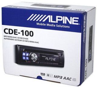   CDE 100 CD/USB/MP3 Player In Dash Car Radio Stereo Receiver CDE100