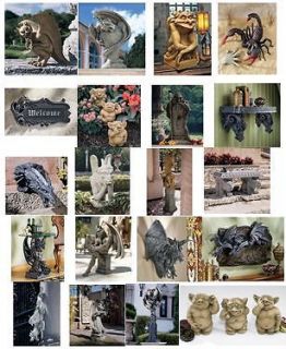 MORE Gothic Medieval Dragons & Gargoyle Statues Many Choices   Free 