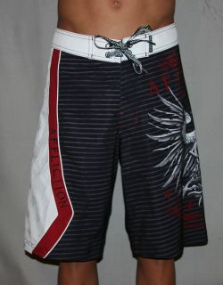 NEW Affliction GSP ICON Board shorts Mens 30 31 32 33 34 36 38 01BS422